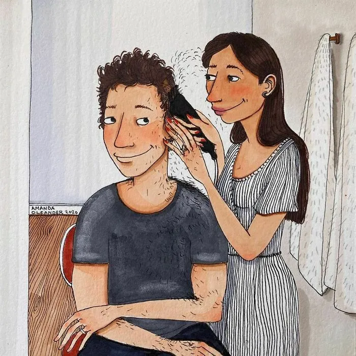 Esta artista dibuja lo que ocurre realmente en cada relación a puerta cerrada (30 nuevas imágenes)