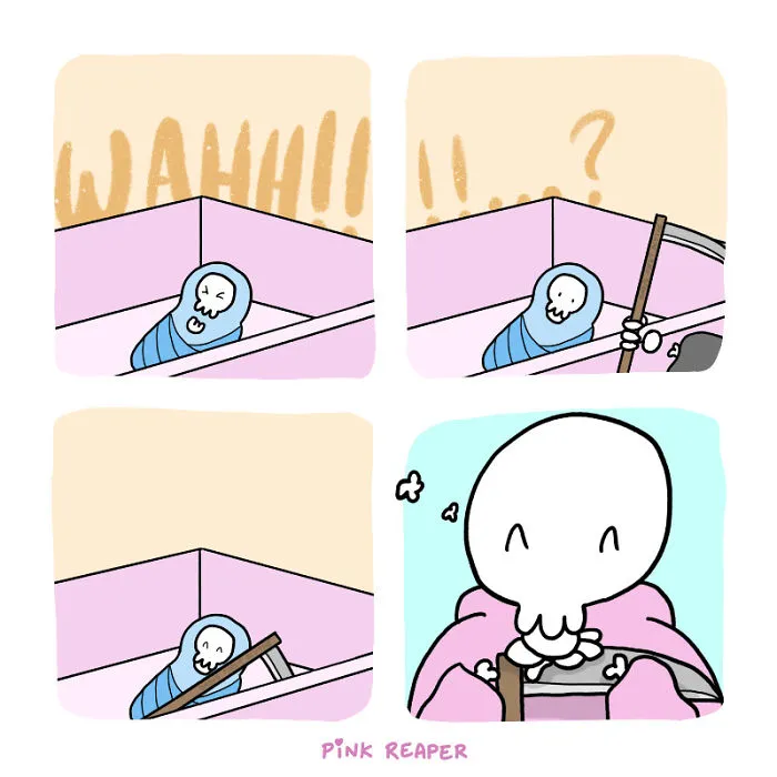 My Wholesome Comic About The Pink Grim Reaper Is Here To Get You Through The Rest Of 2020 (39 New Pics)