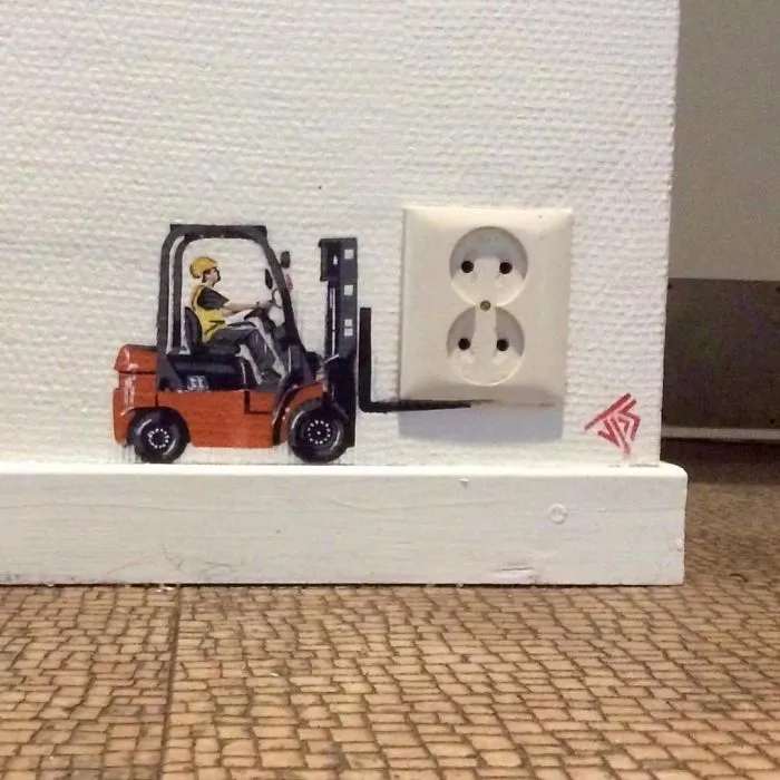 This Artist Creates Graffiti That Interact With Their Surroundings (30 Pics)