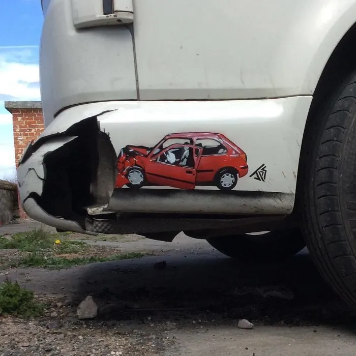 This Artist Creates Graffiti That Interact With Their Surroundings (30 Pics)