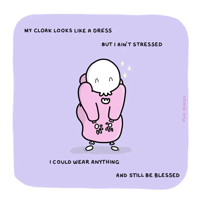 My Wholesome Comic About The Pink Grim Reaper Is Here To Get You Through The Rest Of 2020 (39 New Pics)