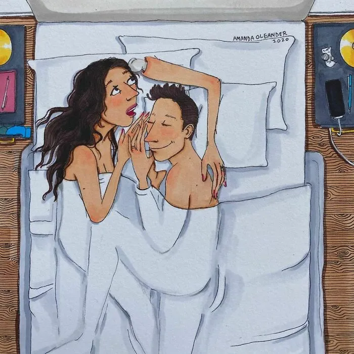 Esta artista dibuja lo que ocurre realmente en cada relación a puerta cerrada (30 nuevas imágenes)