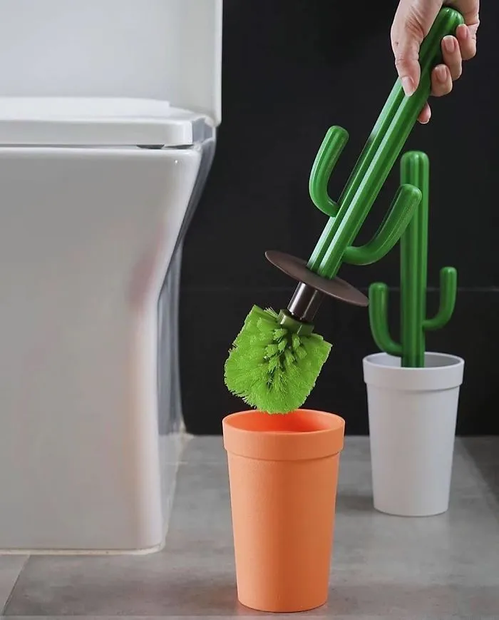 Cactus Toilet Brush By Qualy Design