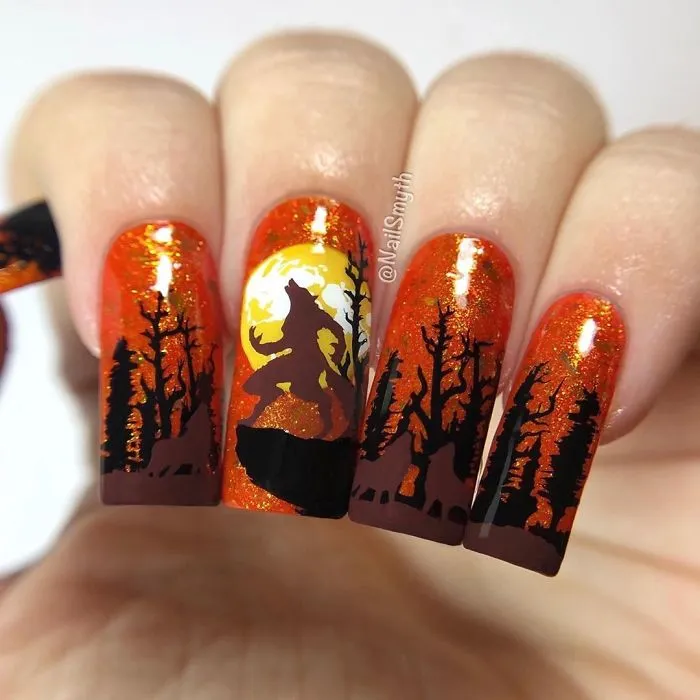 30 Times People 'Nailed' Halloween Nail Art
