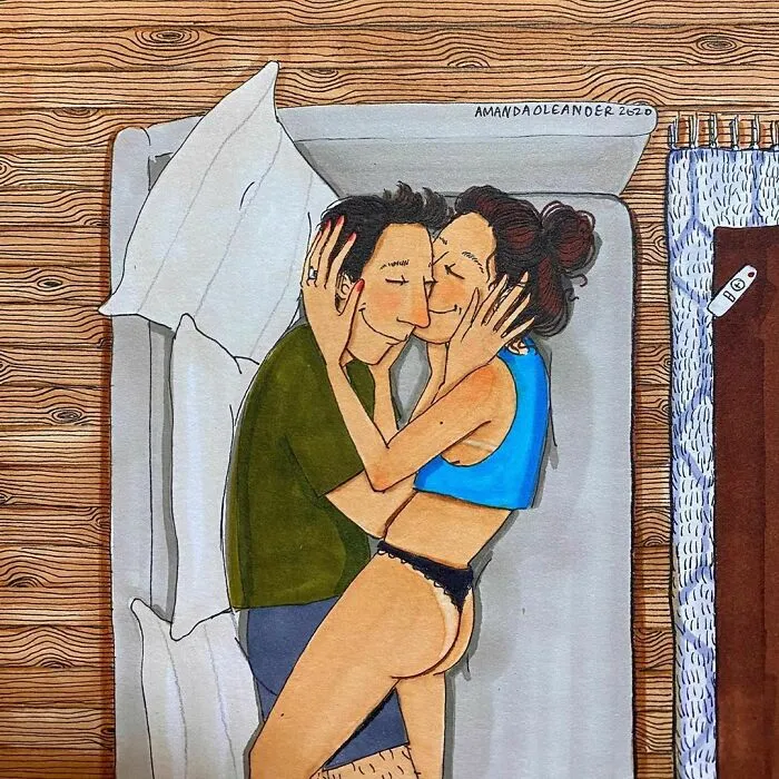 Esta artista dibuja lo que ocurre realmente en cada relación a puerta cerrada (30 nuevas imágenes)