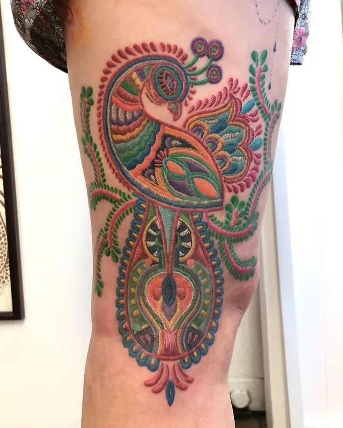 Artist Creates Tattoos That Look Like Sewn-On Patches And Here're 30 Of His Most Impressive Works