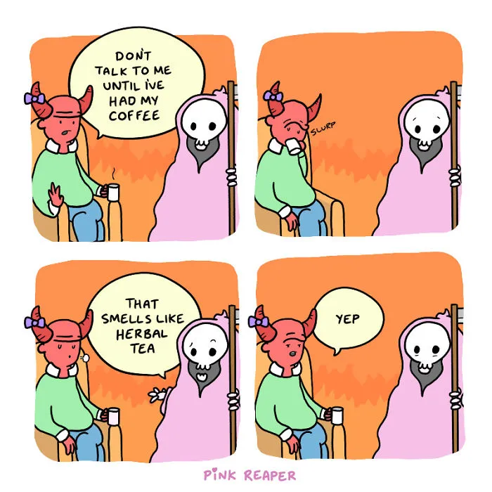 My Wholesome Comic About The Pink Grim Reaper Is Here To Get You Through The Rest Of 2020 (39 New Pics)