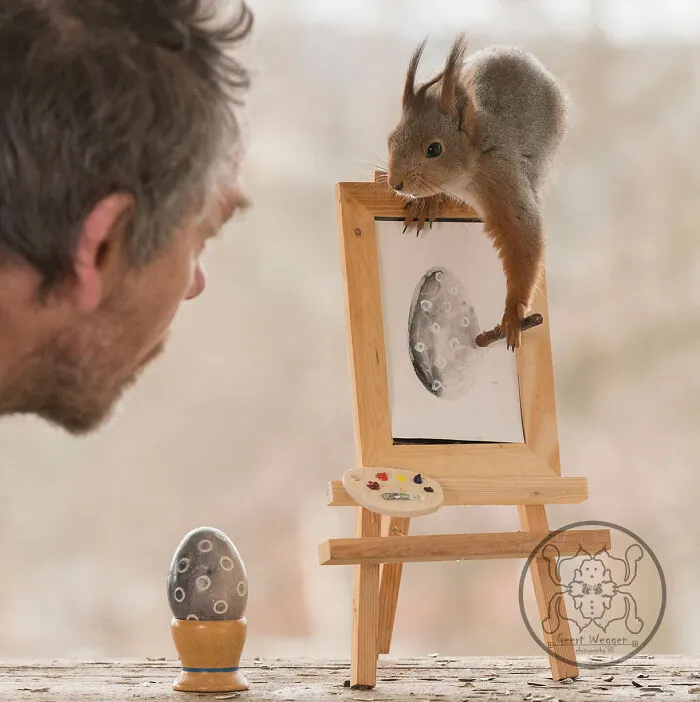 Red Squirrels Interact With My Props While I Photograph Them, And They Make The Cutest Pics (30 New Pics)