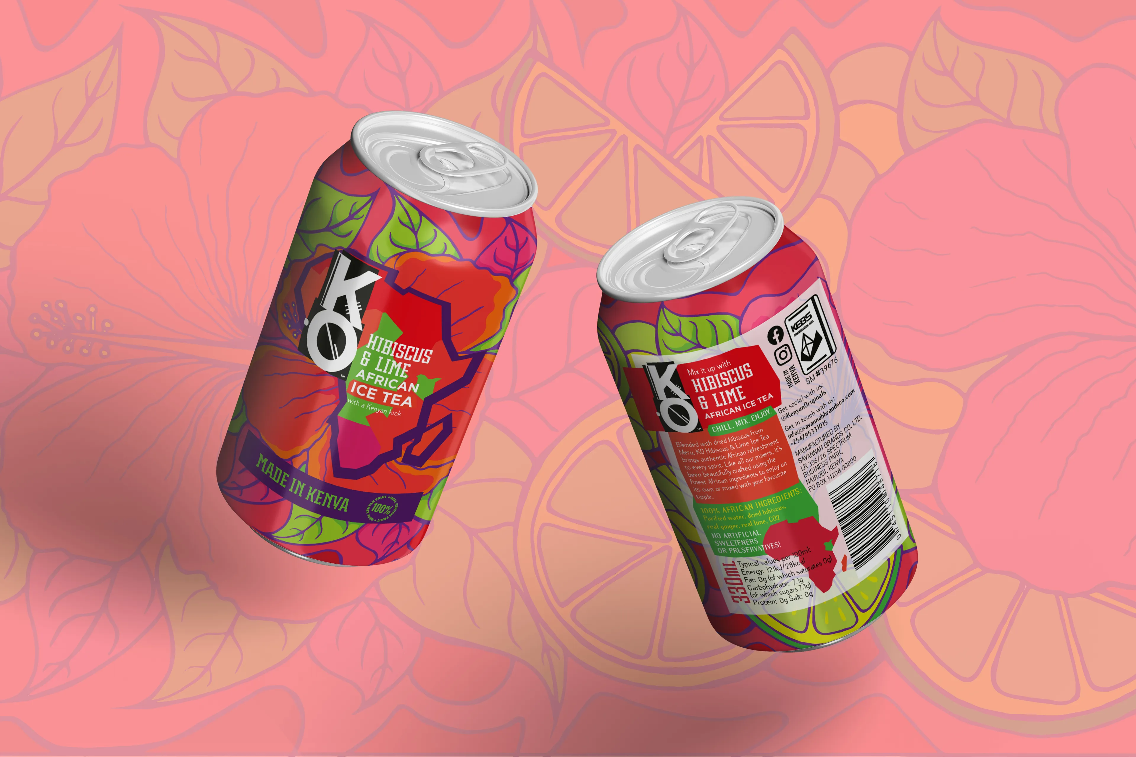 I Create Illustrations For A Kenyan Fruit Ice Tea
