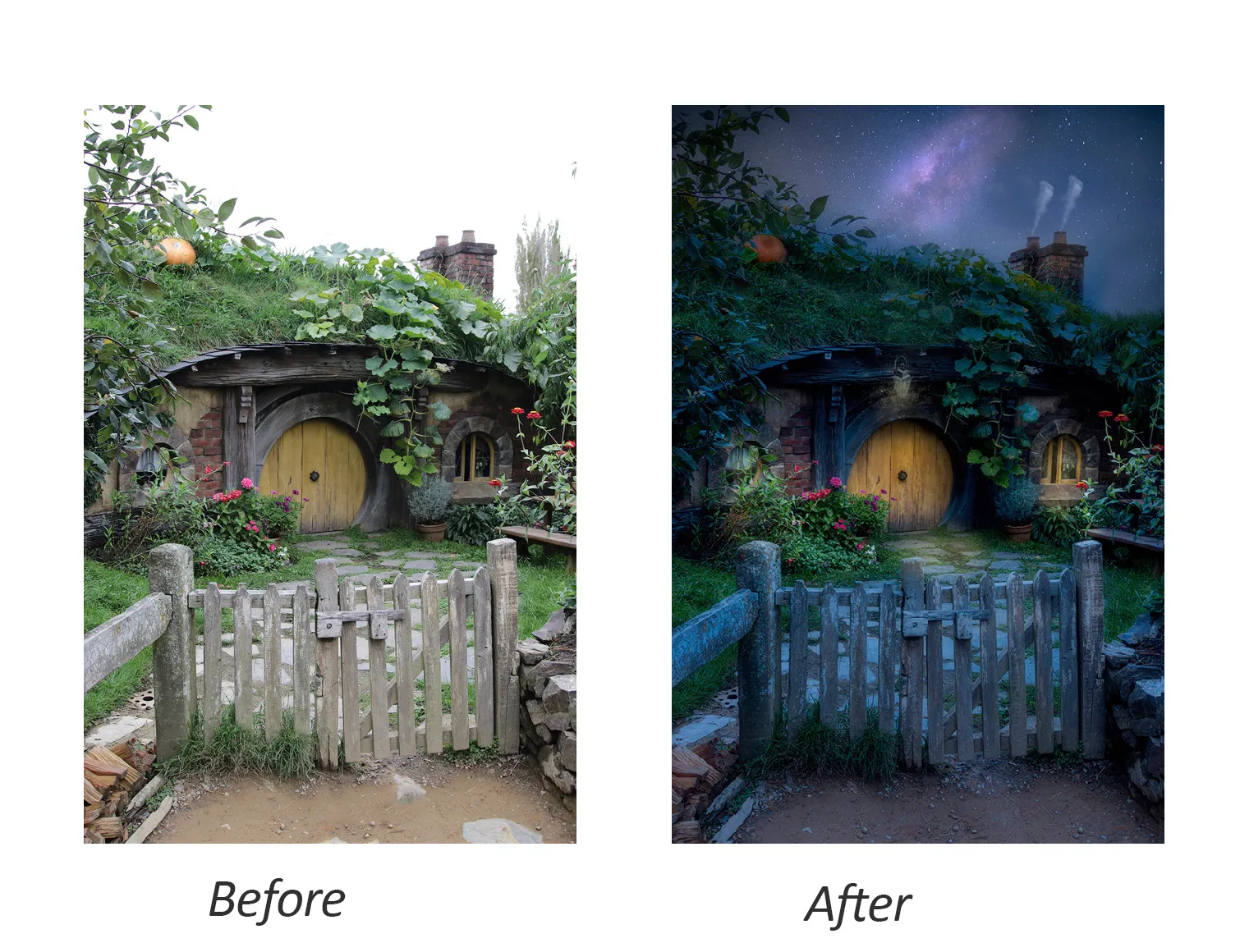 How I Turned A Day Photo Into A Night Image