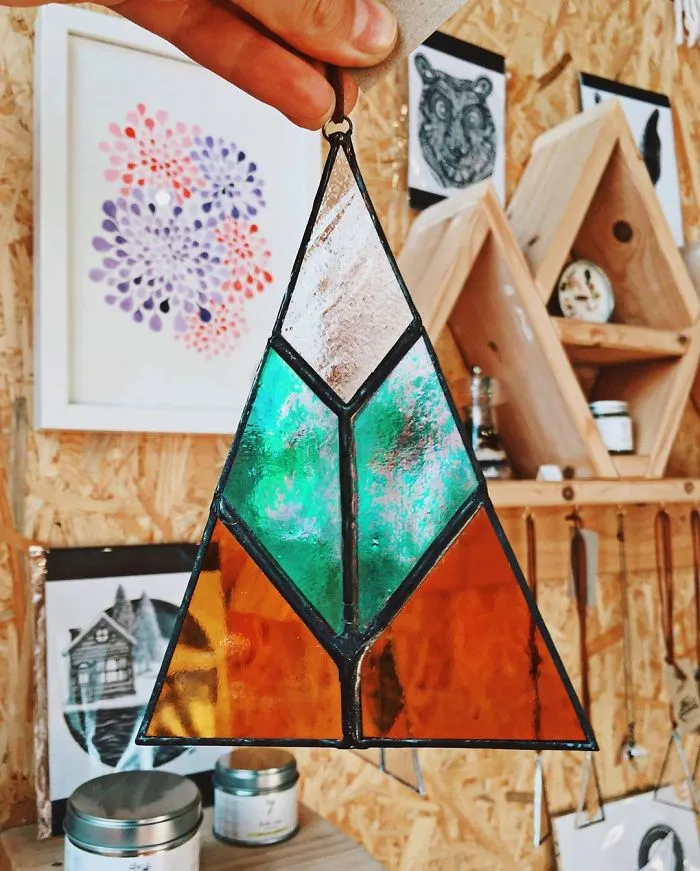 Stained Glass Hanging