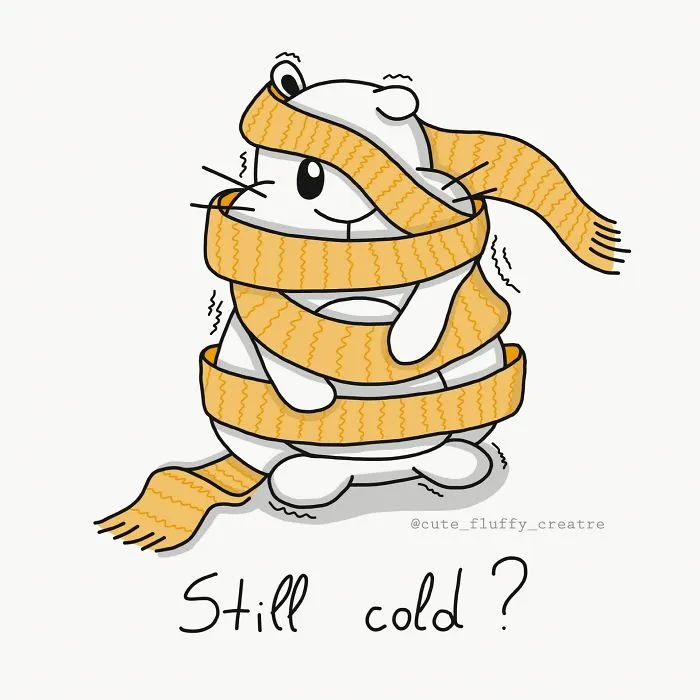 Sometimes Even A Scarf Does Not Help