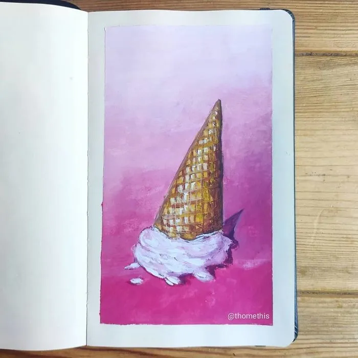 I've Challenged Myself To Draw A Gouache Painting A Day, Here's The Final Part (50 New Pics)