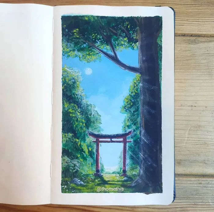 I've Challenged Myself To Draw A Gouache Painting A Day, Here's The Final Part (50 New Pics)