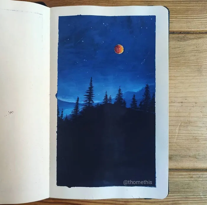 I've Challenged Myself To Draw A Gouache Painting A Day, Here's The Final Part (50 New Pics)