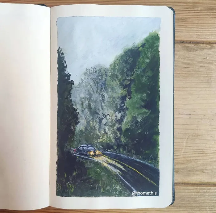 I've Challenged Myself To Draw A Gouache Painting A Day, Here's The Final Part (50 New Pics)