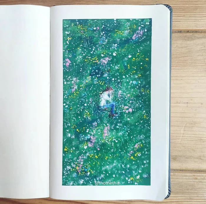 I've Challenged Myself To Draw A Gouache Painting A Day, Here's The Final Part (50 New Pics)