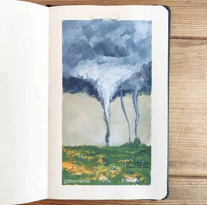 I've Challenged Myself To Draw A Gouache Painting A Day, Here's The Final Part (50 New Pics)