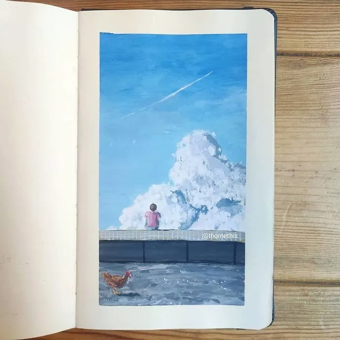 I've Challenged Myself To Draw A Gouache Painting A Day, Here's The Final Part (50 New Pics)