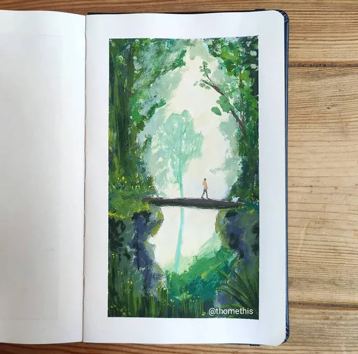 I've Challenged Myself To Draw A Gouache Painting A Day, Here's The Final Part (50 New Pics)