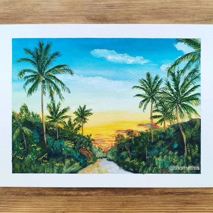 I've Challenged Myself To Draw A Gouache Painting A Day, Here's The Final Part (50 New Pics)