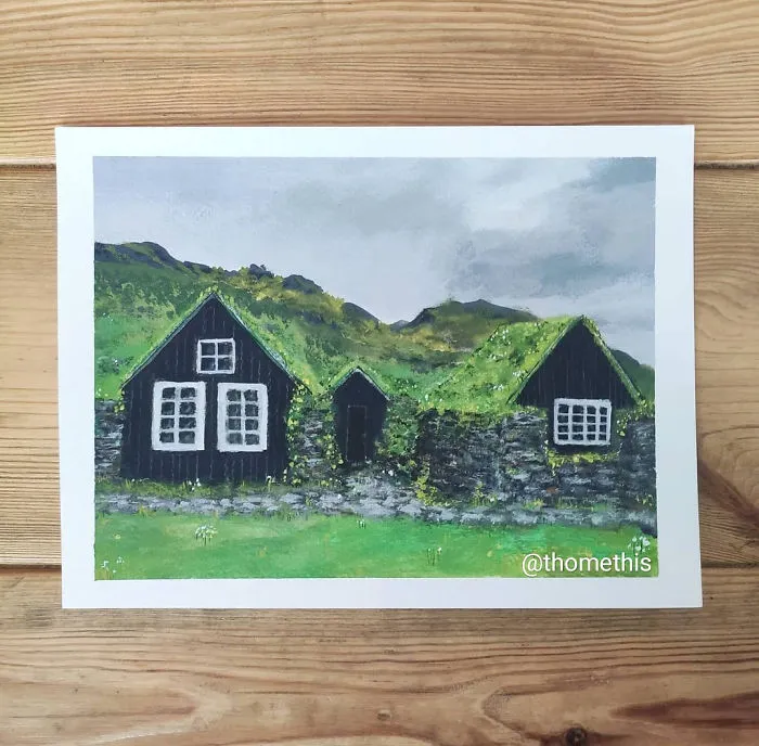 I've Challenged Myself To Draw A Gouache Painting A Day, Here's The Final Part (50 New Pics)