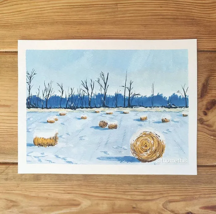 I've Challenged Myself To Draw A Gouache Painting A Day, Here's The Final Part (50 New Pics)