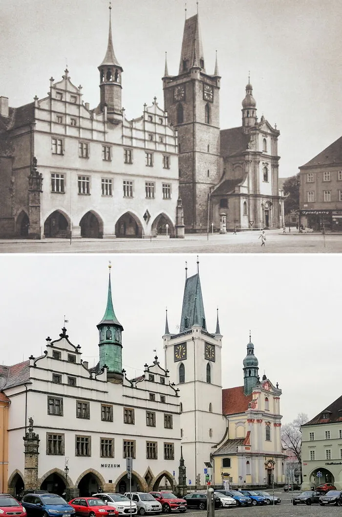 Litoměřice, Chequia, (foto publicada en) 1941 vs. 2020