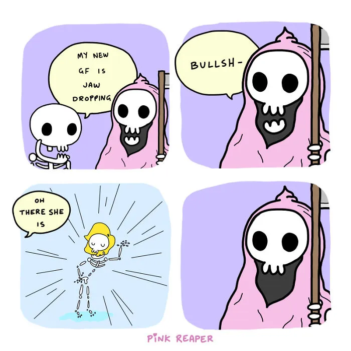 My Wholesome Comic About The Pink Grim Reaper Is Here To Get You Through The Rest Of 2020 (39 New Pics)
