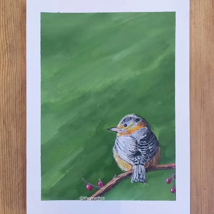 I've Challenged Myself To Draw A Gouache Painting A Day, Here's The Final Part (50 New Pics)