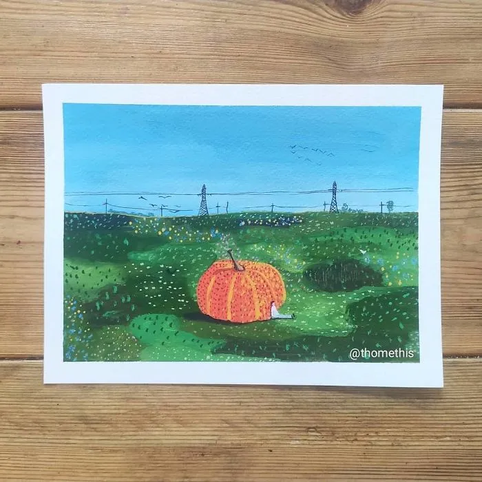 I've Challenged Myself To Draw A Gouache Painting A Day, Here's The Final Part (50 New Pics)