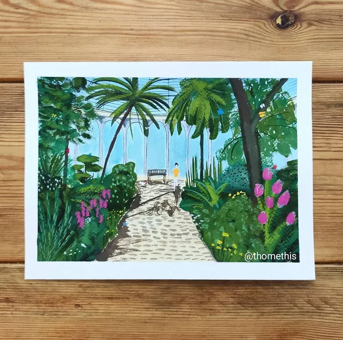I've Challenged Myself To Draw A Gouache Painting A Day, Here's The Final Part (50 New Pics)
