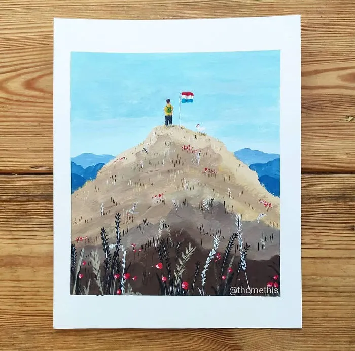 I've Challenged Myself To Draw A Gouache Painting A Day, Here's The Final Part (50 New Pics)