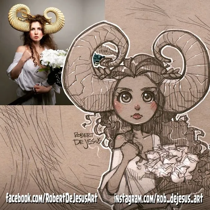 Artist Takes Pictures Strangers Send Him And Creates Cartoon Characters (30 New Pics)