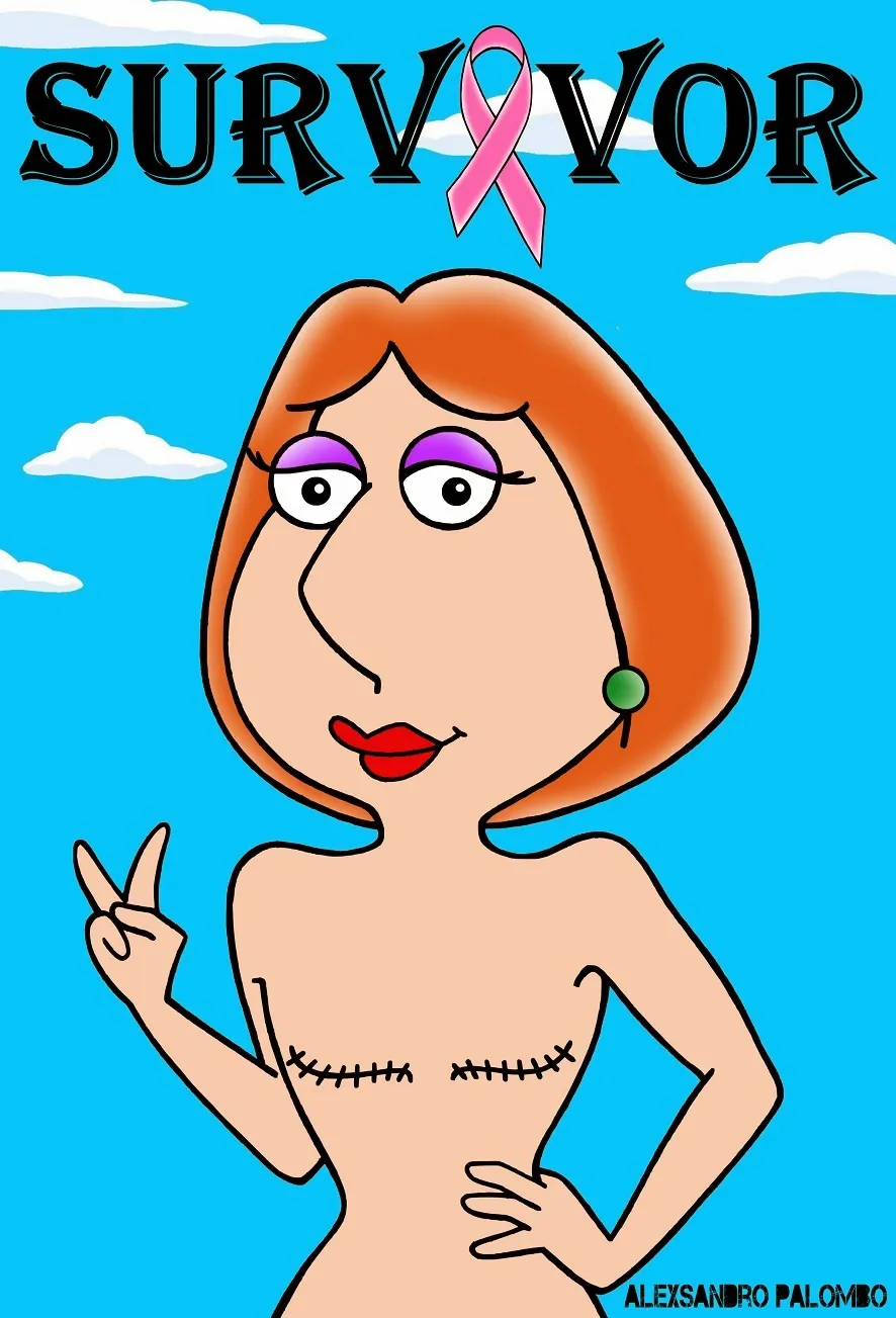 Disney Princesses And Famous Cartoon Characters As Breast Cancer Survivors