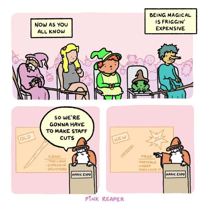 My Wholesome Comic About The Pink Grim Reaper Is Here To Get You Through The Rest Of 2020 (39 New Pics)