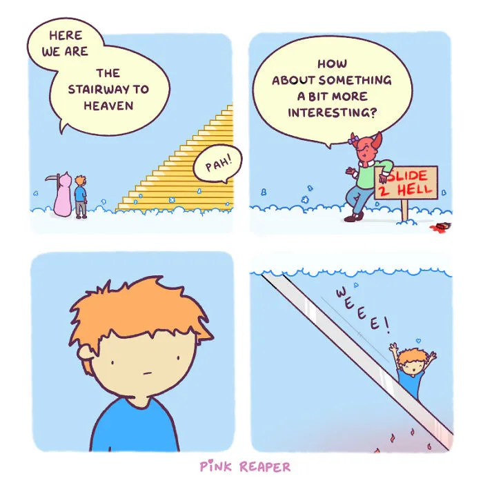 My Wholesome Comic About The Pink Grim Reaper Is Here To Get You Through The Rest Of 2020 (39 New Pics)