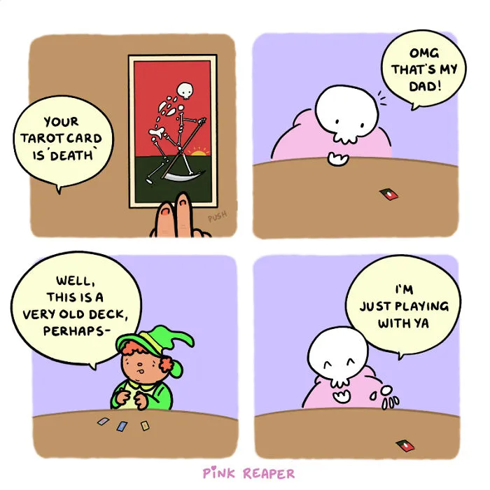 My Wholesome Comic About The Pink Grim Reaper Is Here To Get You Through The Rest Of 2020 (39 New Pics)
