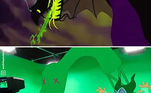 11 Behind-The-Scenes Pics Of Disney's Famous Scenes