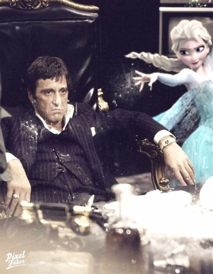 Artist Creates 50 Hilarious Edits Of Characters Being In Situations They Don't Belong In