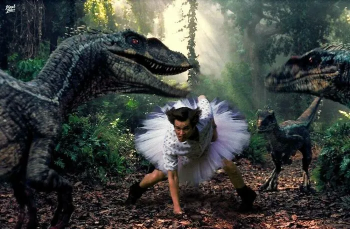 Artist Creates 50 Hilarious Edits Of Characters Being In Situations They Don't Belong In