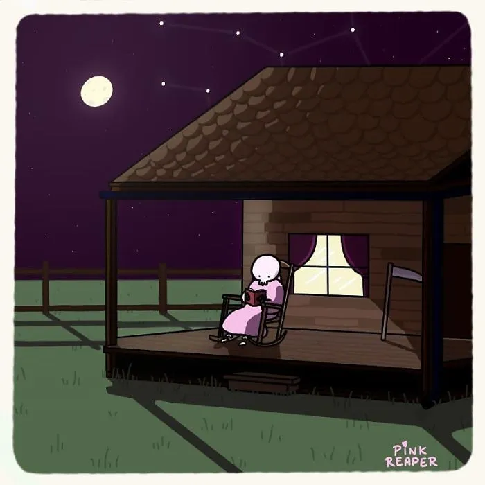 My Wholesome Comic About The Pink Grim Reaper Is Here To Get You Through The Rest Of 2020 (39 New Pics)