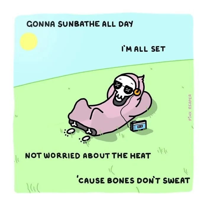 My Wholesome Comic About The Pink Grim Reaper Is Here To Get You Through The Rest Of 2020 (39 New Pics)