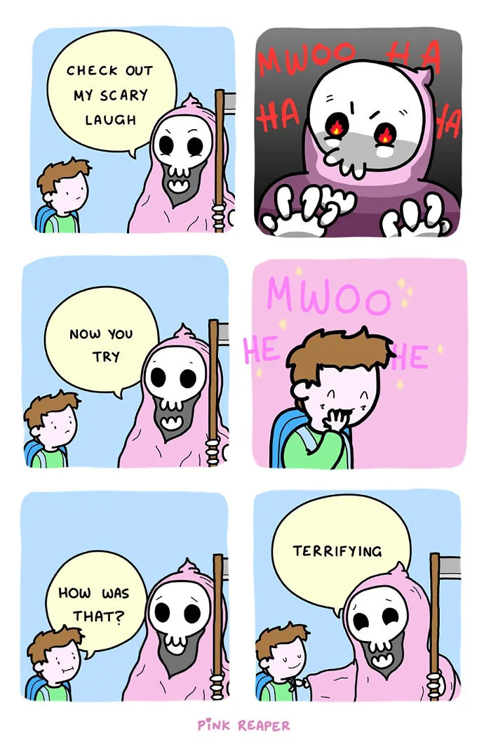 My Wholesome Comic About The Pink Grim Reaper Is Here To Get You Through The Rest Of 2020 (39 New Pics)