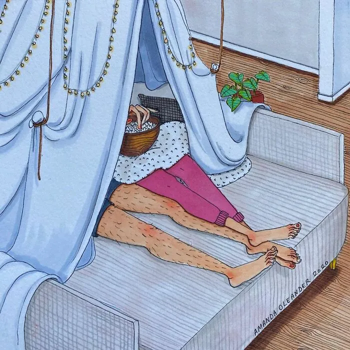 Esta artista dibuja lo que ocurre realmente en cada relación a puerta cerrada (30 nuevas imágenes)