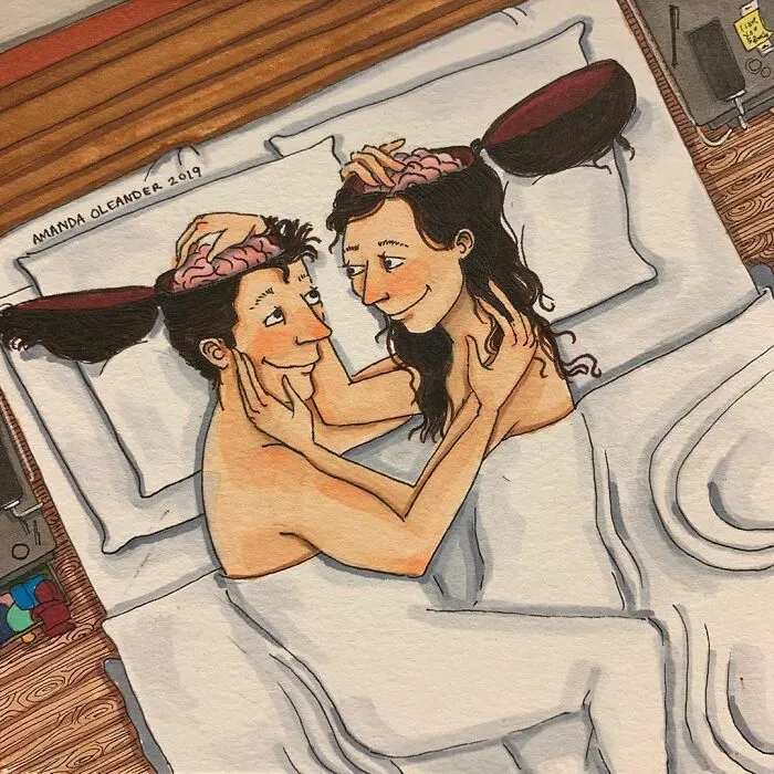 Esta artista dibuja lo que ocurre realmente en cada relación a puerta cerrada (30 nuevas imágenes)