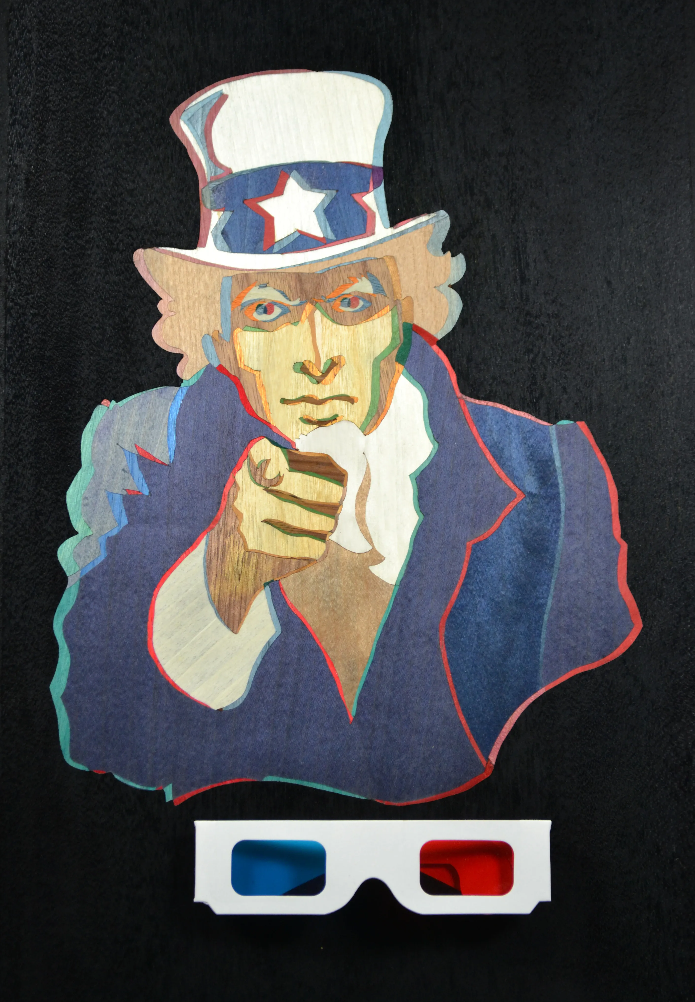 Marquetry Goes 3D In Scott Grove's Breakthrough Patriotic Creation