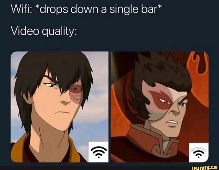 My WiFi Isn't Working, The Youtube Video Just Said That The Avatar's Dead