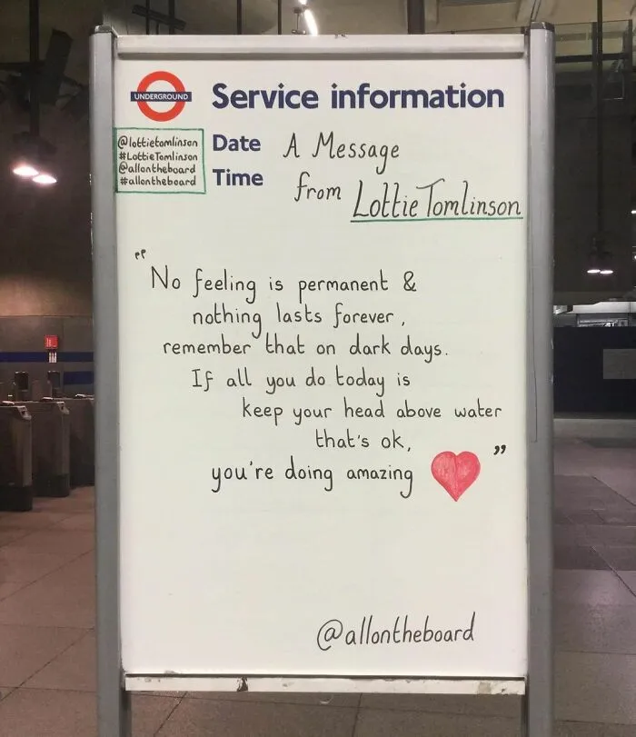 50 Of The Best Messages On The London Underground Notice Boards Written By 2 Masked Guys