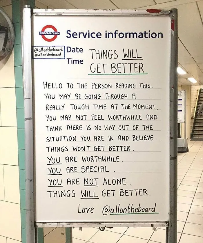 50 Of The Best Messages On The London Underground Notice Boards Written By 2 Masked Guys